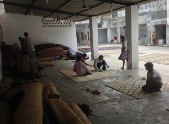 Line Pattern Wall To Wall Hand Tuffed Carpet Manufacturers in Guntur